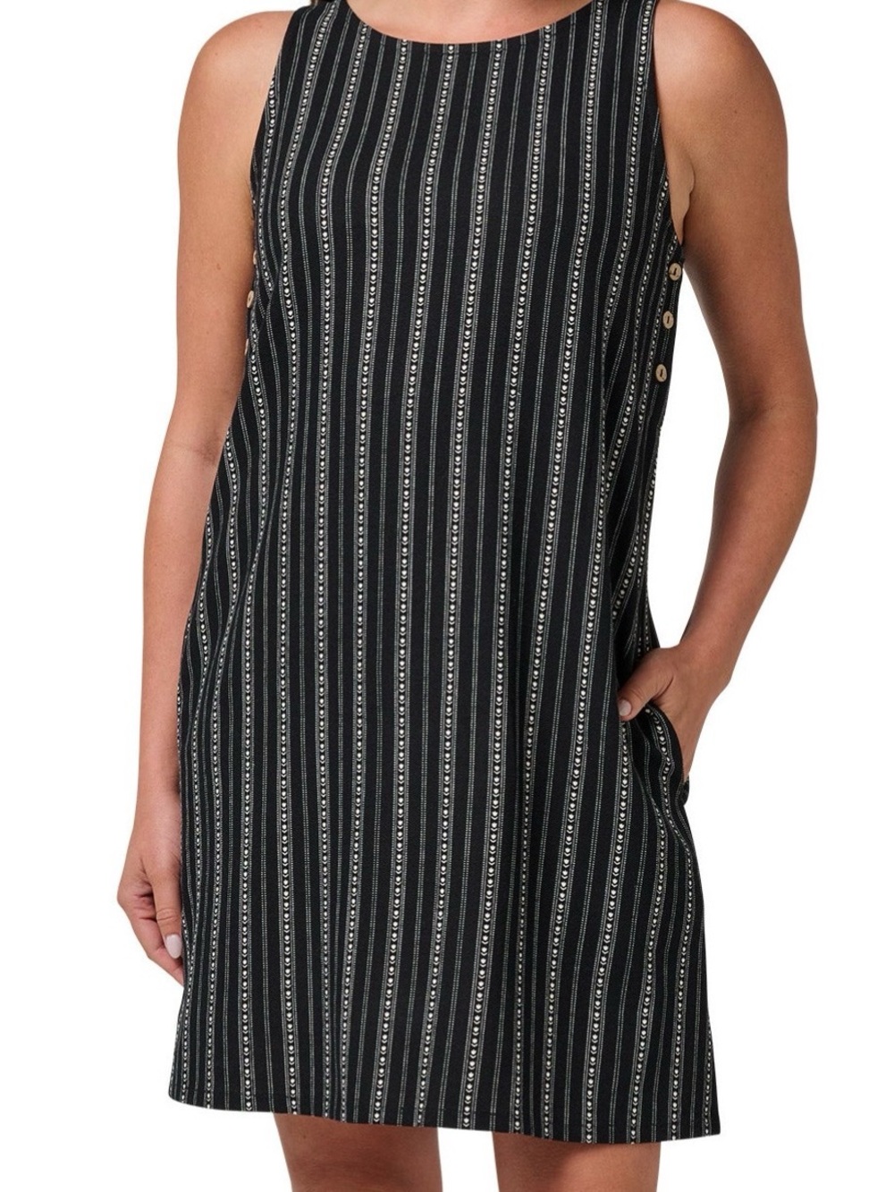 Quiksilver Black Bohemian Print Sleeveless Mini Dress Womens XL NWT